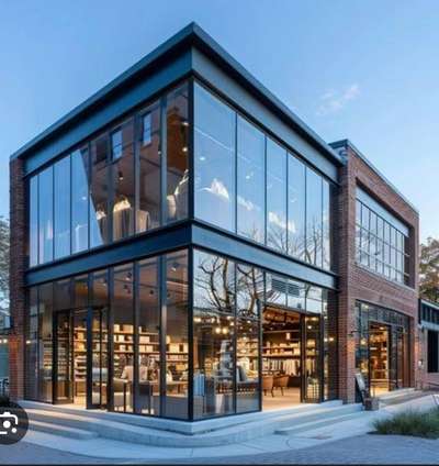 acp cladding ,ms work,frameless glazing
