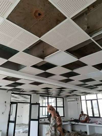 #t grid false ceiling installation for school college hospital office 8769365077