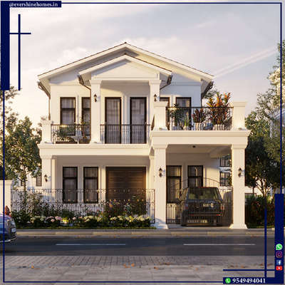 "Elevating luxury to new heights with our stunning villa designs! 🏰✨ Immerse yourself in opulence and sophistication. #evershinehomesjaipur  #exteriordesigns #LuxuryLiving #VillaDesign #DreamHome #ElevationDesign #LuxuryRealEstate"