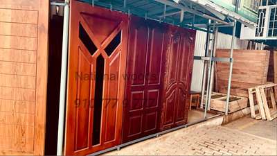 Display wooden doors