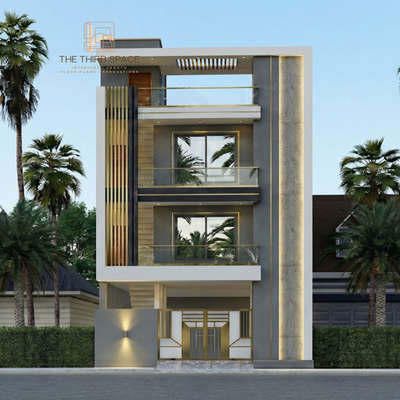 Designed by The third Space Interiors. Vaastu Complaint and modern elevation design at very Affordable cost. #modernarchitect #modernhousedesigns #vaastuexpert #vaastuplaning