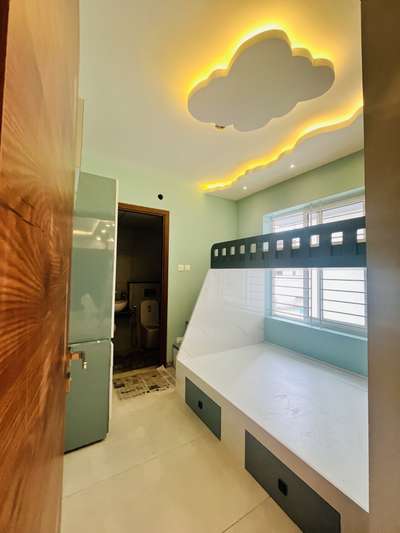 #Kids room#bunk bed#cloud ceiling#kids room