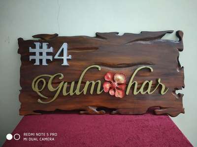 #Customized house name board #multiwood