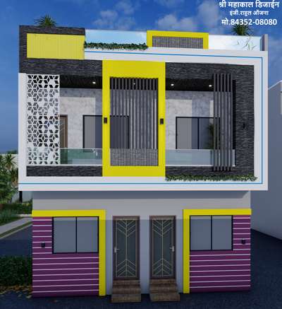 front elevation design 💤 
 #elevation
 #3d  #HouseDesigns