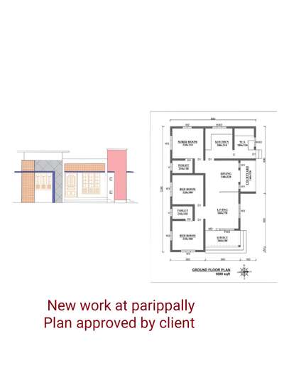 #Architectural_Drawing  #3BHKPlans