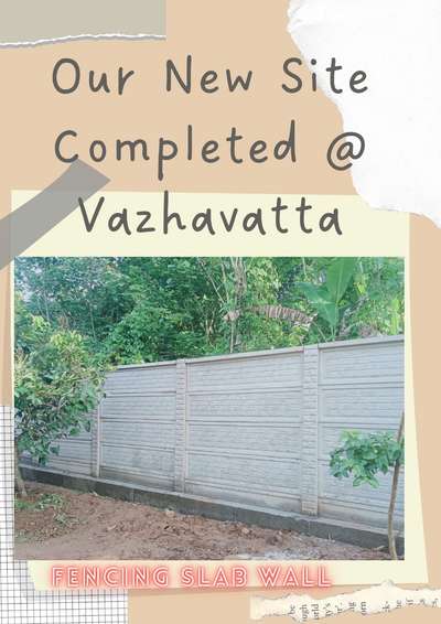 #ps frames#fencingvslab wall with coping@vazhavatta