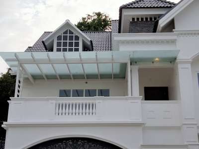 Roofing works and pergola works #RoofingIdeas  #roofworks #technoglass_alangad