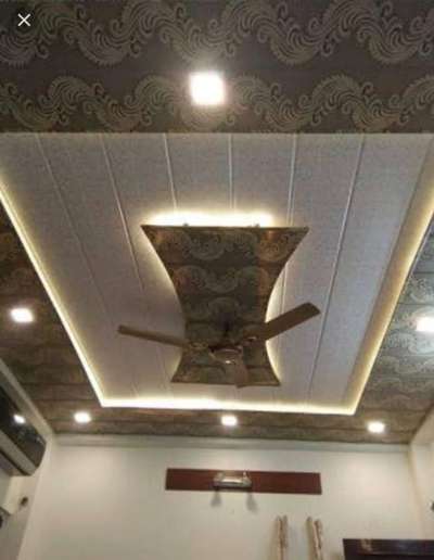 Gypsum for ceiling of PVC for ceiling do both