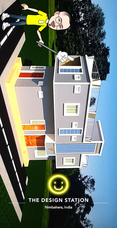 #ElevationDesign  #ElevationHome  #3D_ELEVATION  #15×40  #skatchup