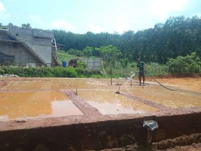 After backfilling work at Chelakkara for Mr.Suthakar House.