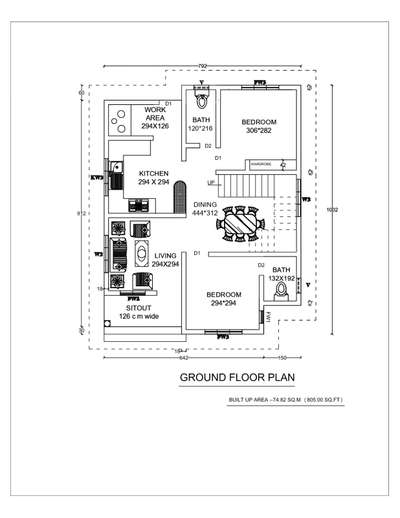 2bhk
850sqft
location:palakkad
 #2bhk #FloorPlans