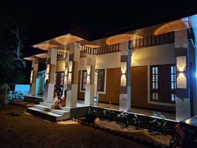 exterior lighting
#keralastyle #keralahomeplans #budgethome #budgethomeplan#traditional