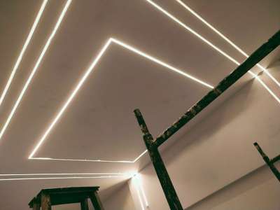 plane gypsm ceiling profile light