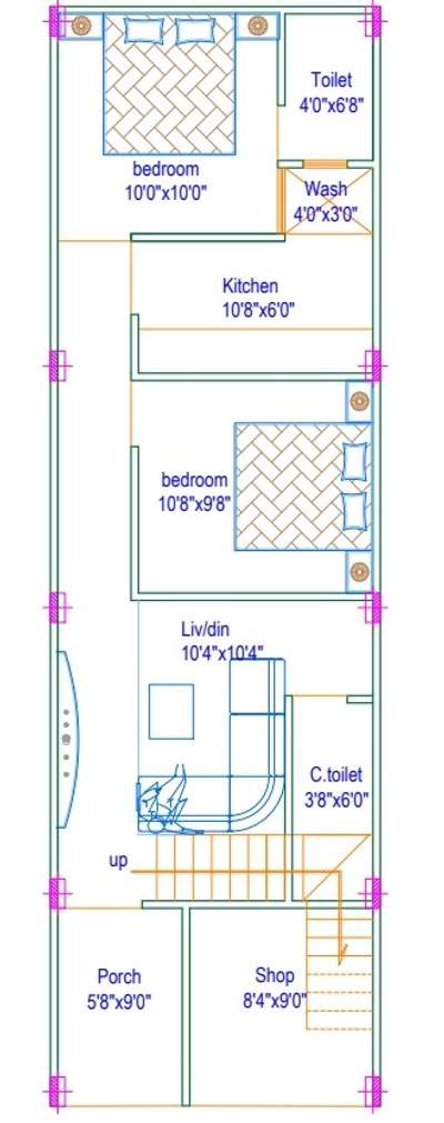 15×50 house planning  
contact to planning  house