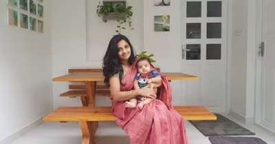 Sameera Saneesh inte 450sqft House  #celebrityhome  #ContemporaryHouse #2BHKHouse #simple #SmallHouse