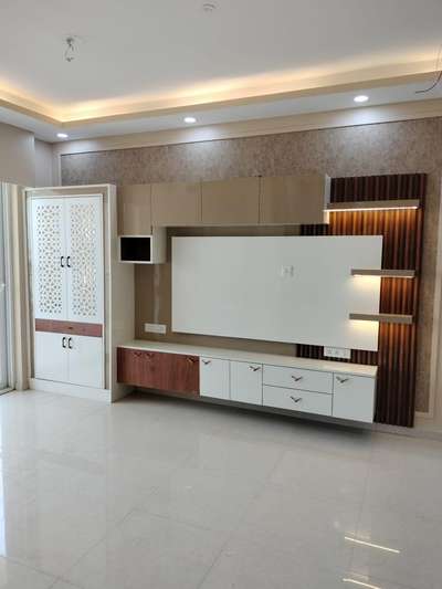 Mandir + tv unit