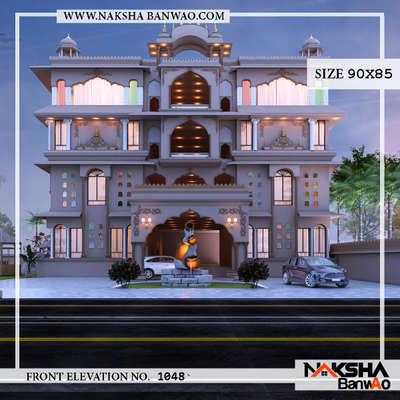Running project #delhi  ,New delhi
Elevation Design 90x85
#naksha #nakshabanwao #houseplanning #homeexterior #exteriordesign #architecture #indianarchitecture
#architects #bestarchitecture #homedesign #houseplan #homedecoration #homeremodling  #delhi #decorationidea #delhiarchitect

For more info: 9549494050
Www.nakshabanwao.com