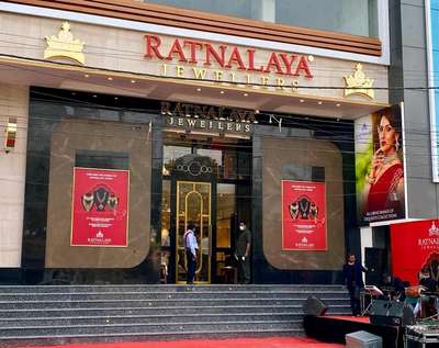 ratnalya jewelers show room in patna done by my team workers