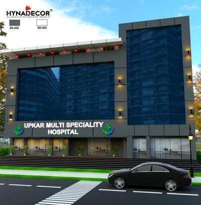 ACP sheet and glass work