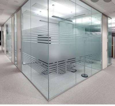 fixx glass partition work  #GlassDoors  #glassfilmservice