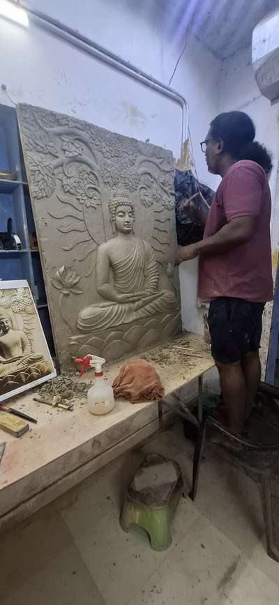 Budha relief sculpture, medium fiber glass, size 36X48 inch, all kerala delivery  #budhhawall  #budhahead  #budhafountain  #budhastatue