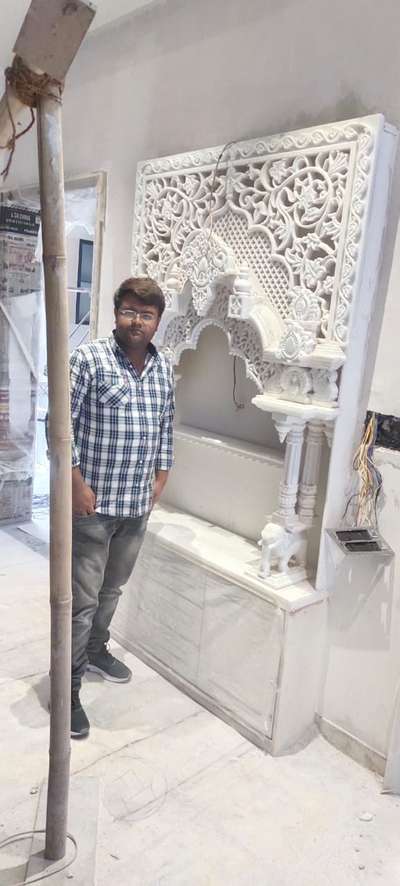 marble mandir design work contact no 8209960929  #marblemandir