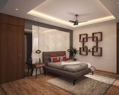 Modern bedroom design 3ds Max with vray 3.60.