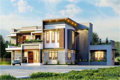 Residence projects #KeralaStyleHouse  #keralastyle  #constructionsite  #HouseDesigns #ElevationHome #working@kannur #kannurhomes  #BestBuildersInKerala
