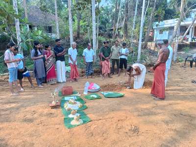 Homes, new site pooja at Muttathody Village