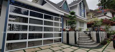 Glazed Garage Door Installation in Kollam