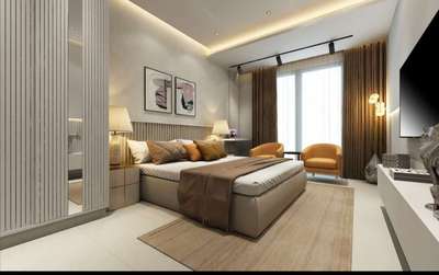 amazing bedroom design with minimal furniture detailing