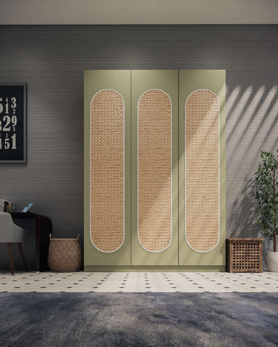 Wardrobe Designed using wicker materials📷

 #WardrobeIdeas #WardrobeDesigns #wicker #wickerfurniture #3d #InteriorDesigner