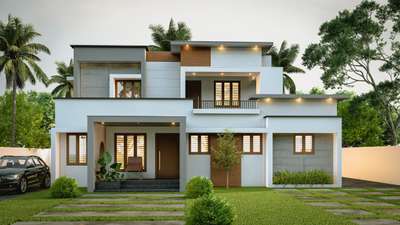 Kerala modern minimalist house  #4bhk  #Kerala  #KeralaStyleHouse  #ModularKitchen  #instahome