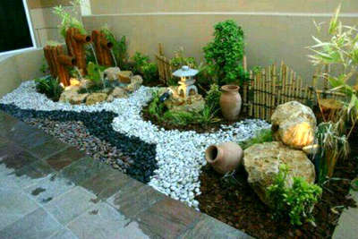 # landscaping with Pebble and Stone