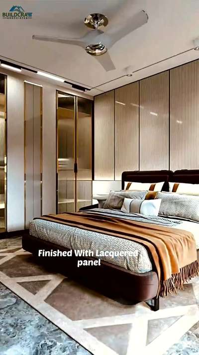 Full luxury premium master bedroom interior upgraded by Build Craft Associates.
 #luxurybedroominterior  #kolobedroominterior #KingsizeBedroom