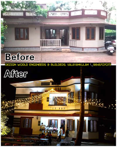 #Renovation Work Done ✌️🤩
Location: #Tirur
#DezignWorld
Engineers & Builders
Valayamkulam
9846707073