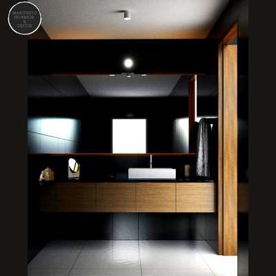 Contemporary Bathroom Design
.
.
.
 #HomeAutomation  #WoodenBalcony  #BathroomStorage  #LivingroomDesigns  #IndoorPlants  #Poojaroom  #BathroomTIles  #TexturePainting  #Architect  #InteriorDesigner  #Designs