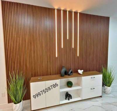 how to installation 👍🏿 wpc wall louber with panelling 👍 design