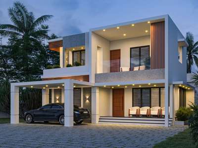 Contemporary two floor beautiful house