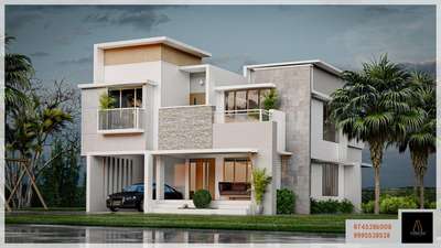 upcoming #ProposedResidential #ContemporaryHouse #architecturedesigns #Landscape #exteriordesigns #