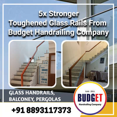 Toughend Glass Handrails & Balconey

BUDGET HANDRAILING COMPANY
KAKANCHERY - CALICUT

Chat on whatsapp: wa.Me/918893117373
call on : 8893117373 #CalicutConstructions&Consultants  #calicuthomes  #calicuthomes  #GlassHandRailStaircase