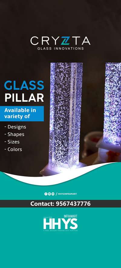 ✅ Cryzta Glass Pillars

Make your home partitions with Crysta Glass Pillars.

Visit our HHYS Inframart showroom in Kayamkulam for more details.

𝖧𝖧𝖸𝖲 𝖨𝗇𝖿𝗋𝖺𝗆𝖺𝗋𝗍
𝖬𝗎𝗄𝗄𝖺𝗏𝖺𝗅𝖺 𝖩𝗇 , 𝖪𝖺𝗒𝖺𝗆𝗄𝗎𝗅𝖺𝗆
𝖠𝗅𝖾𝗉𝗉𝖾𝗒 - 690502

Call us for more Details :

+91 95674 37776.

✉️ info@hhys.in

🌐 https://hhys.in/

✔️ Whatsapp Now : https://wa.me/+919567437776

#hhys #hhysinframart #buildingmaterials #glasspillars