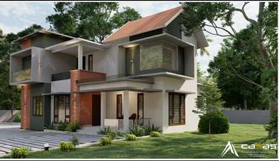 #KeralaStyleHouse  #3d  #ElevationHome  #3dhouse #keralaplanners  #MixedRoofHouse