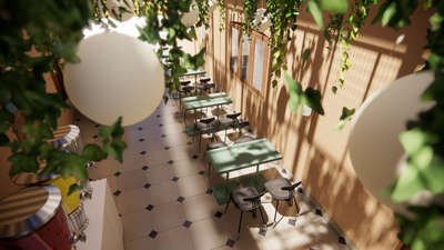 An inviting café corner with a refreshing touch of greenery, soft lighting, and modern seating—perfect for a cozy meal or coffee break
#CozyCafe
#GreenInterior
#ModernDesign
#CafeVibes
#SustainableDecor
#NaturalLighting
#UrbanCafe
#ChicSeating
#RelaxAndUnwind
#cafeinspiration