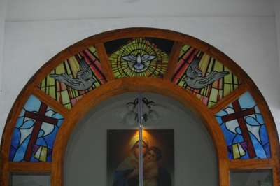 Glass Printing at St. Johns, Kothamangalam.  #glassprinting  #church