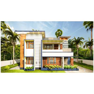 3 D design of Residence at palakkad. #facade #ElevationHome  #ElevationDesign  #architecturedesigns