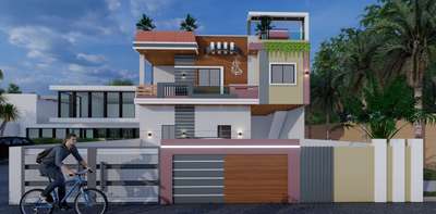 front elevation design 
modern elevation design 
rahul anjana
engineer rahul anjana 
mo.8435208080
 #HouseDesigns  #ElevationHome  #Designs