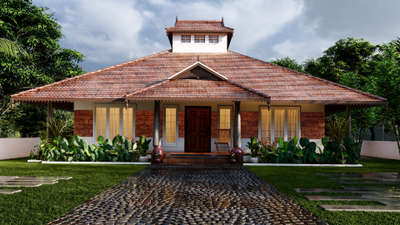 Traditional villa at affordable prices  ...1600/sqft only #TraditionalHouse  #Naalukett  #budget-home 
 #vaasthu