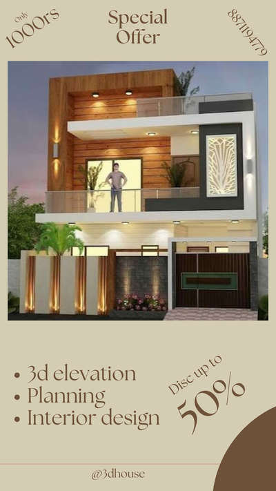 elevation banvaye 1000rs me