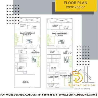 20X50 Ground Floor And First Floor Planning
For More Information Contact
📧contact@bunyaddesigns.com 
📞 88896-36678
#homesweethome #housedesign #sketch #realestatephotography #layout #modern #newbuild #architektur #architecturestudent #architecturedesign #realestateagent #houseplans #arch #homeplan #luxury #spaceplanning